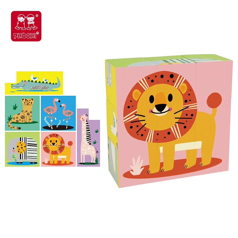 Animal Cube Puzzle