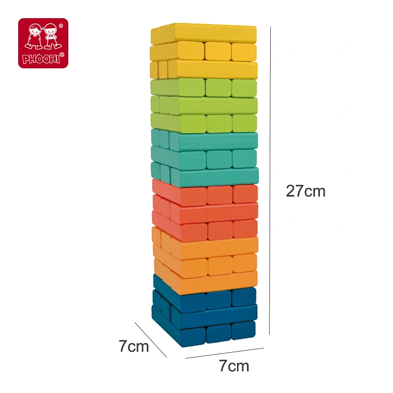 54pcs Color Stacking Blocks