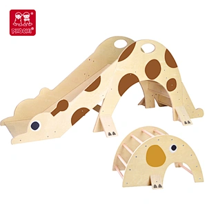 Elephant Climber and Giraffe Slide Set