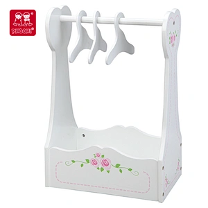 Doll Cloth Rack with 3 Hangers