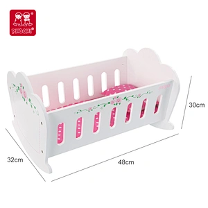 Doll Cradle with Bedding