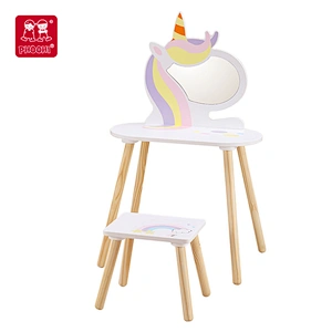 Unicorn Vanity Table and Chair