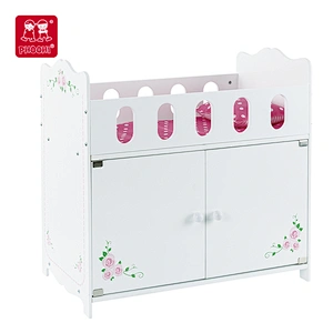 Doll Crib with Cabinet