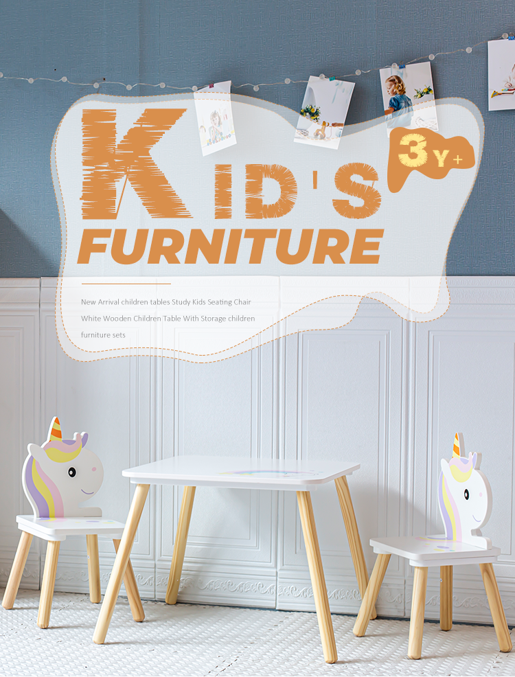 kids' table and chair