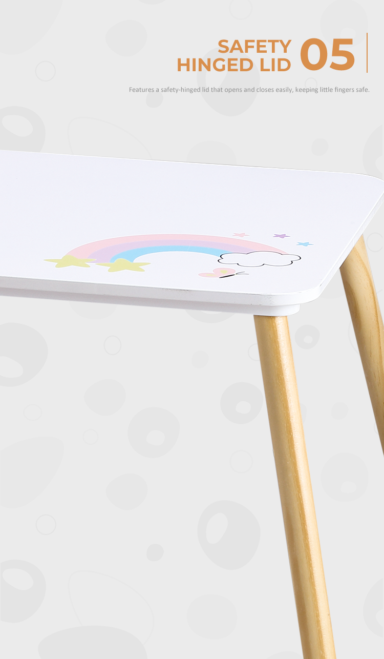 kids' table and chair