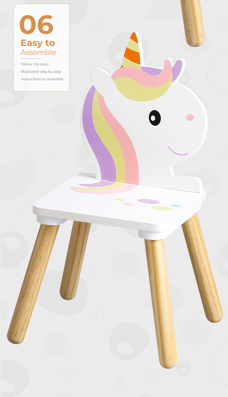 kids' table and chair