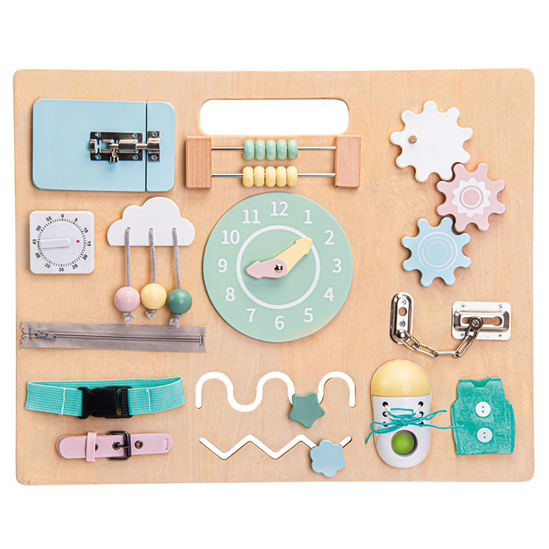 Wooden busy board