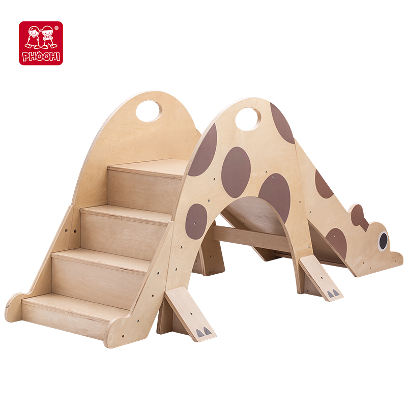 Wooden Playground Slide