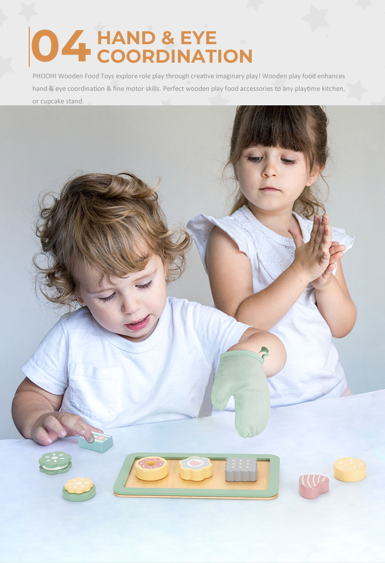  Wooden baking set toys