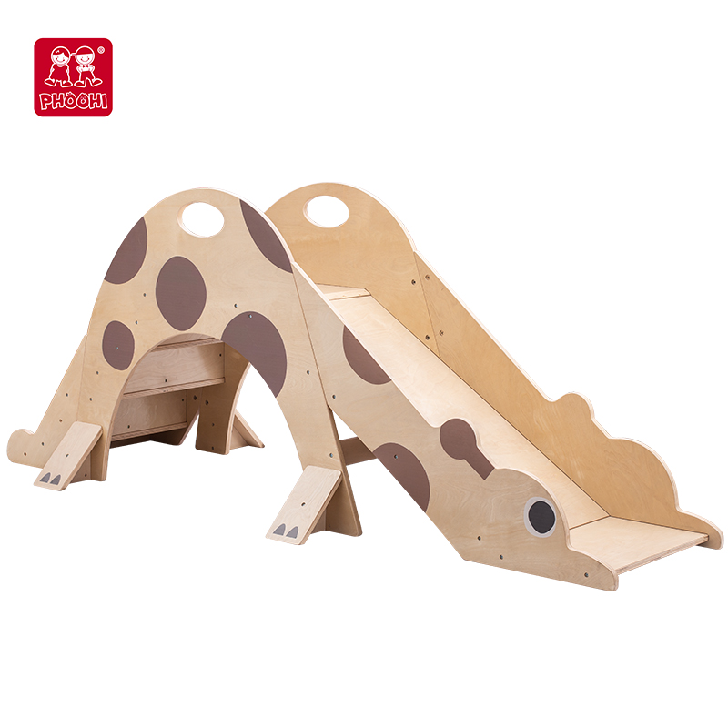 Wooden Playground Slide