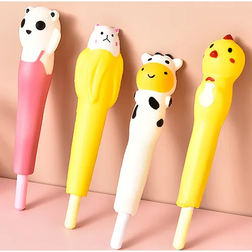 Squishy gel pen