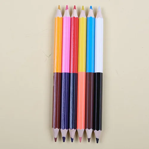 Dual tip hexagonal pencils