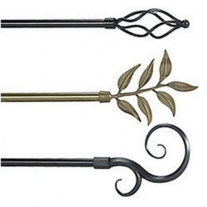New Metal Curtain Rod .Home decorate curtain poles