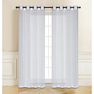 Western style decorative sound absorbing curtain sheer curtain from china