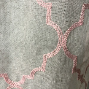 custom polyester floral embroidery wholesale  ready-made exotic curtains for living room
