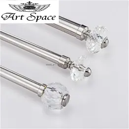 Factory price wholesale french curtain rod expanding curtain rod curtain rod black Cheap Price