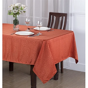 New arrival hometextile custom logo classic dining table cloth