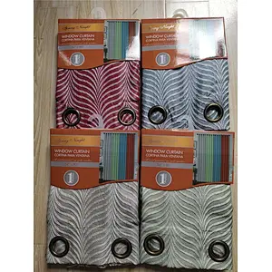 crinkle  jacquard  window curtain special patten design for window curtain