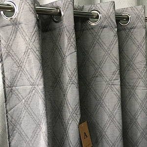 classic geometric patterns design jacquard  polyester sheer jacquard window curtains