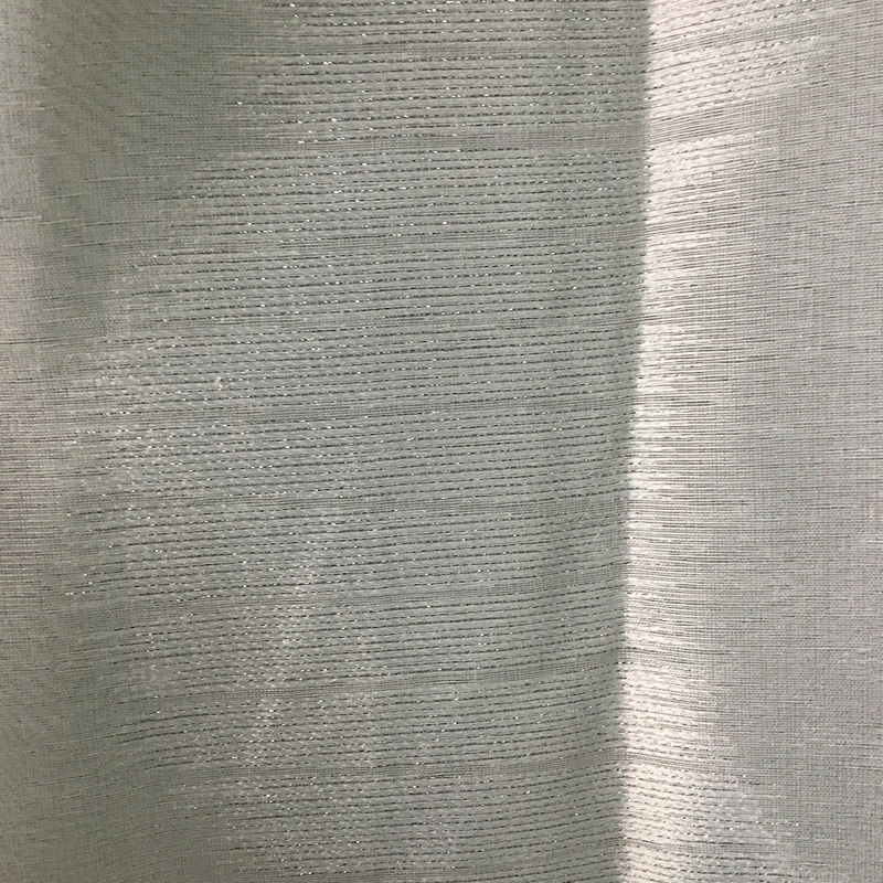 Customized home hotel polyester  white sheer fabric curtains smoke curtains with fancy design