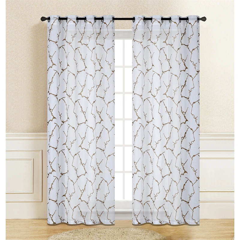 Ready made rainbow colored curtain sheer curtain romantic and elegant in the lowest price