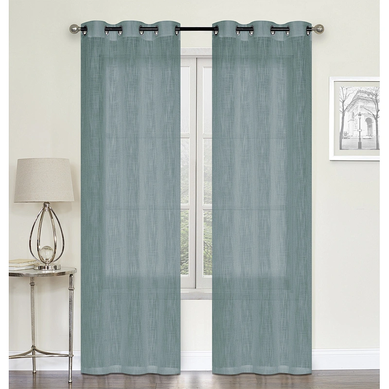 new design grommet accessories curtain sheer window  curtain for living room and bedroom