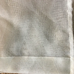2020 fashion geometric design pattern polyester sheer window curtains with good price