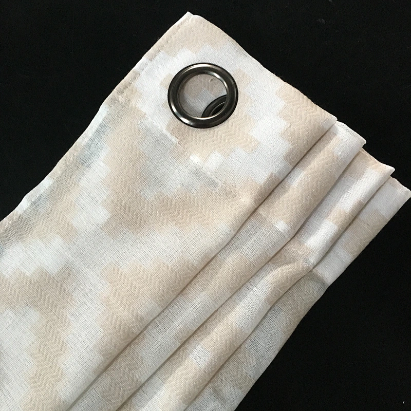 classic polyester textile lattice curtain sheer curtain for window decoration in lowest price