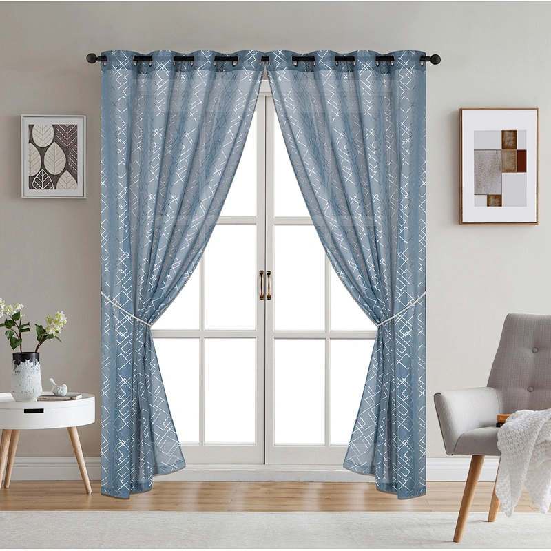 Good quality factory directly privacy curtain sheer curtain with best price