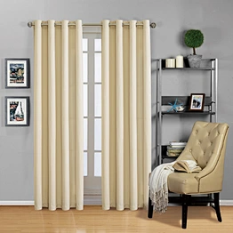 Nordic geometric curtain cotton linen light shading blackout curtain for living room
