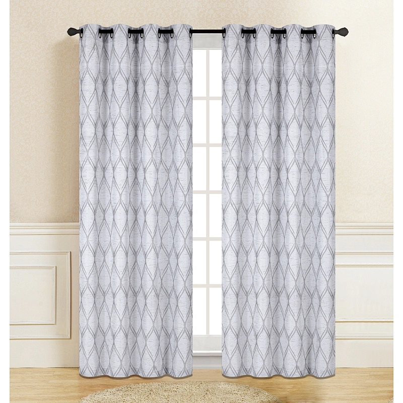 american curtain designs 100% polyester jacquard curtains fabric and materials on sale