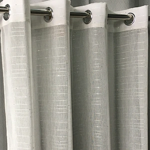 European style new jacquard plain sheer hotel curtain for window