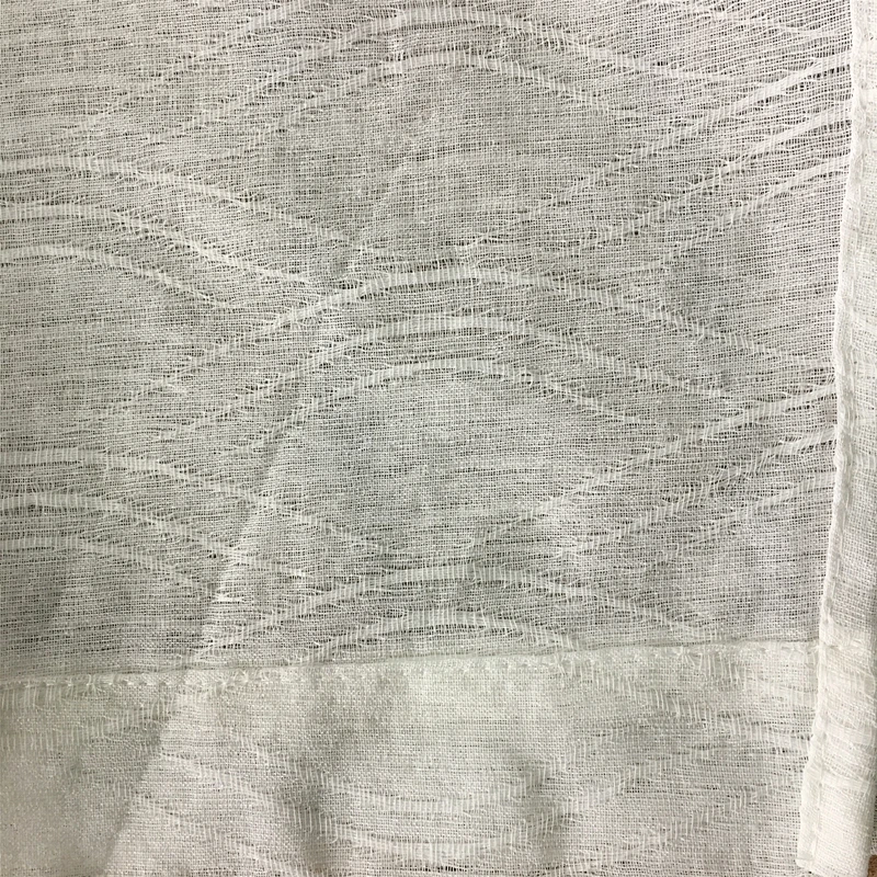 Cheap 100% polyester sheer curtain fabrics in low price