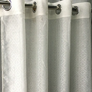 2020 good price sheer  geometric patterns  window decorative sheer curtain