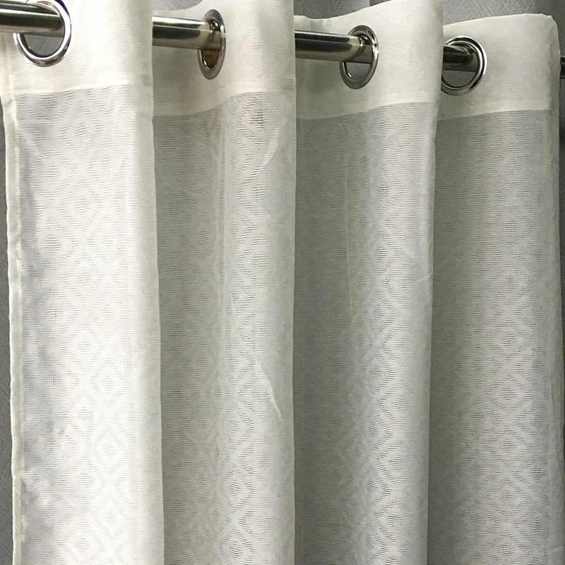 2020 good price sheer  geometric patterns  window decorative sheer curtain