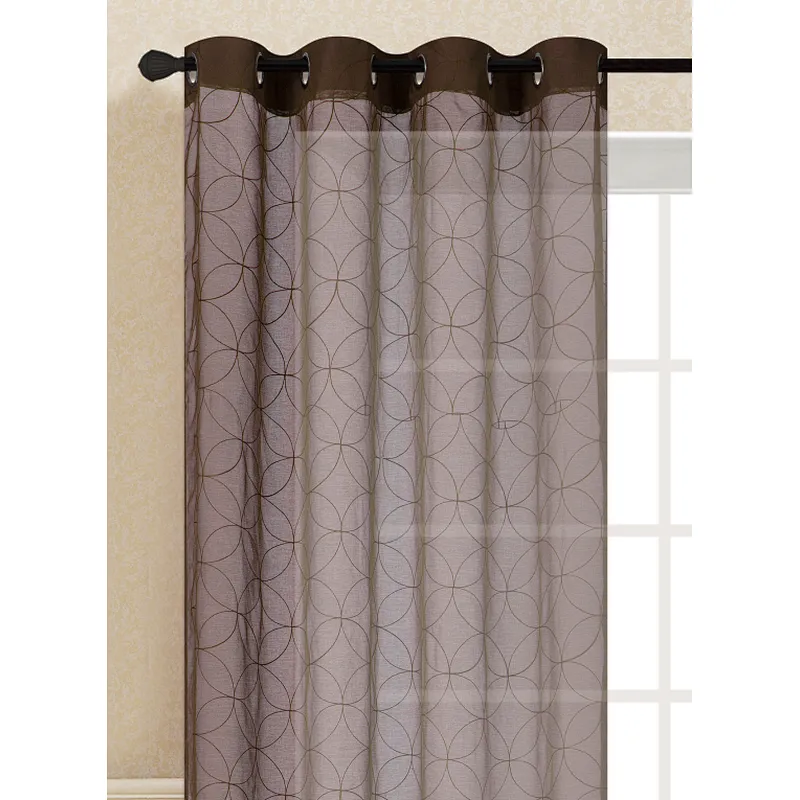 Ready made luxury usa market curtain sheer fabric romantic and elegant curtains
