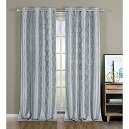 100% polyester blackout curtain geometric thick full shading curtain for sleeping room