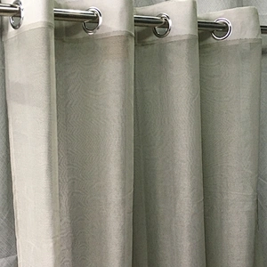 light fabric polyester fashion design  sheer window grommets curtains
