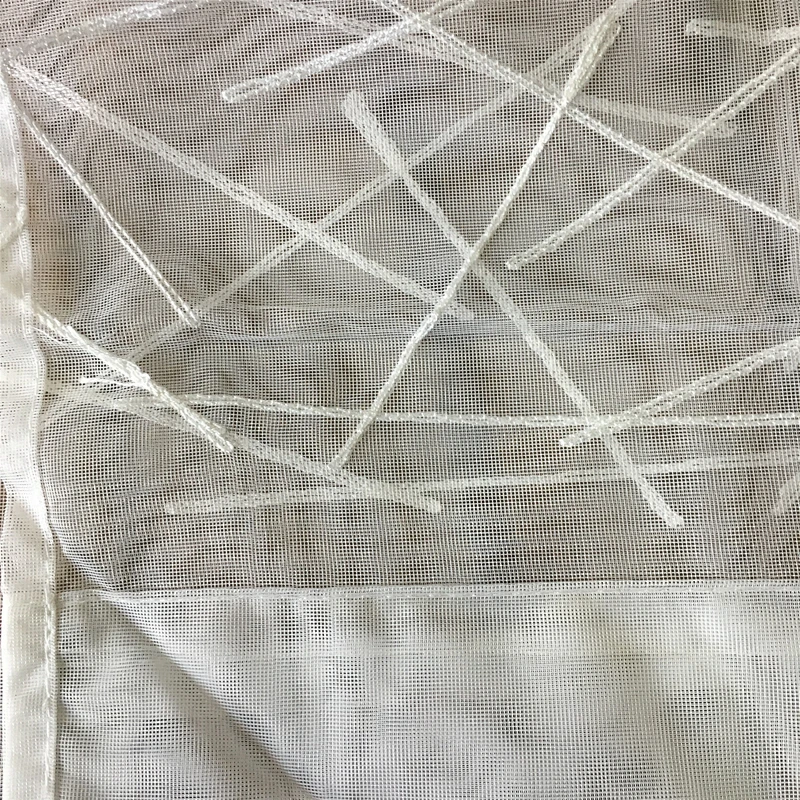 100% polyester embroidery curtain for living room curtains with good service