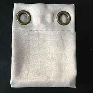 new design scalloped curtain blackout  curtain custom made for hotel and home with cheap price
