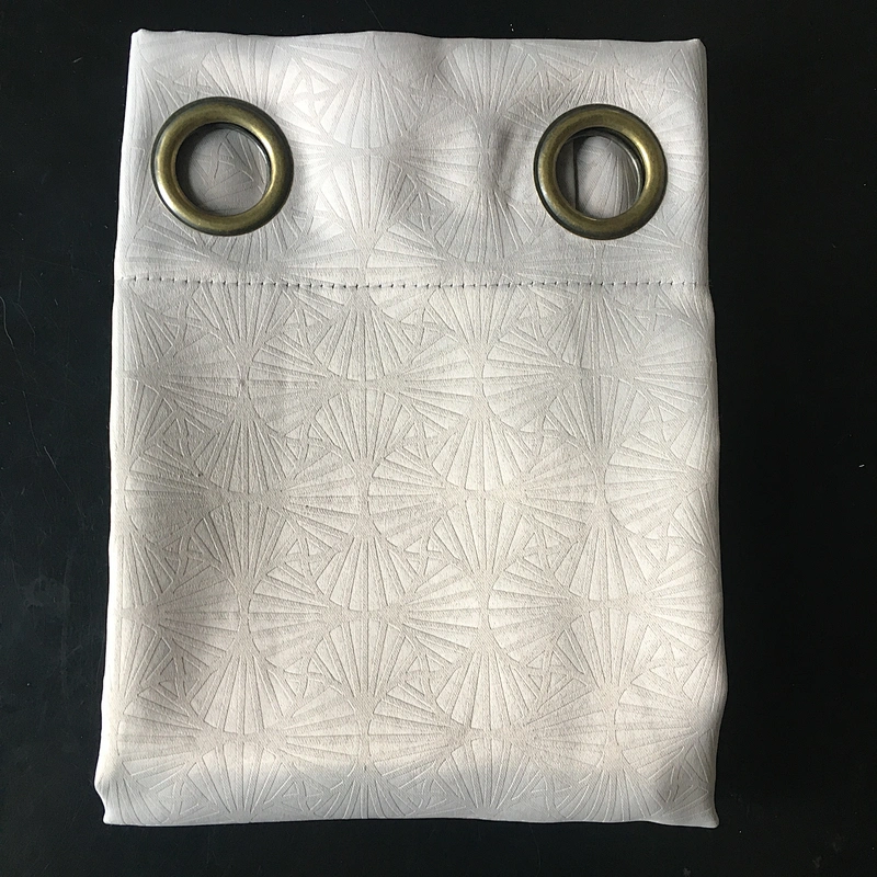 new design scalloped curtain blackout  curtain custom made for hotel and home with cheap price