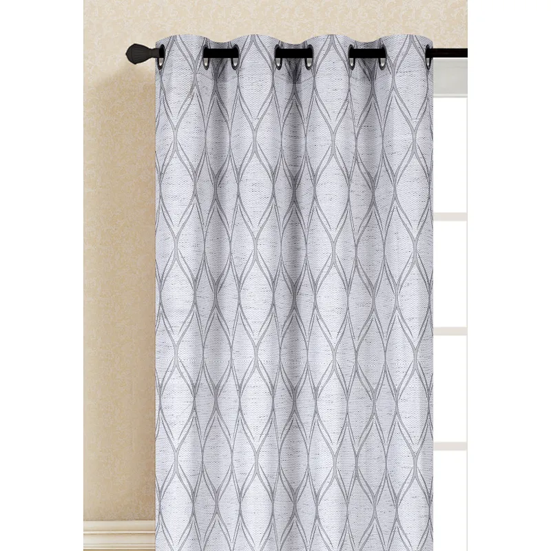 american curtain designs 100% polyester jacquard curtains fabric and materials on sale
