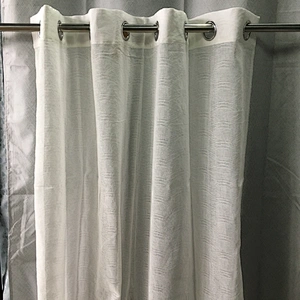 Cheap 100% polyester sheer curtain fabrics in low price