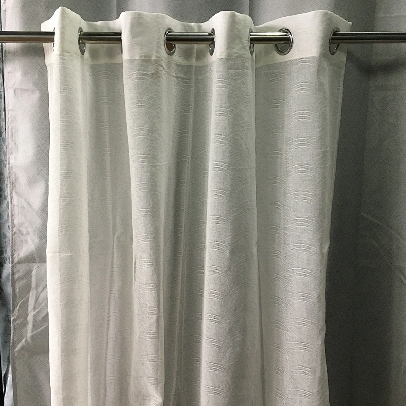 Cheap 100% polyester sheer curtain fabrics in low price