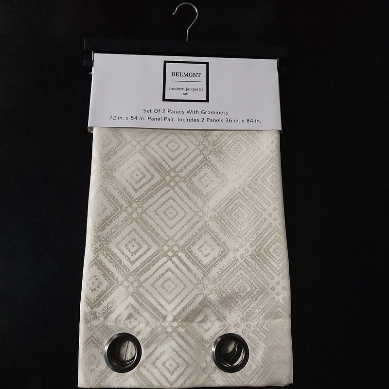 New design cheap price jacquard curtains European Curtain living room and bathroom