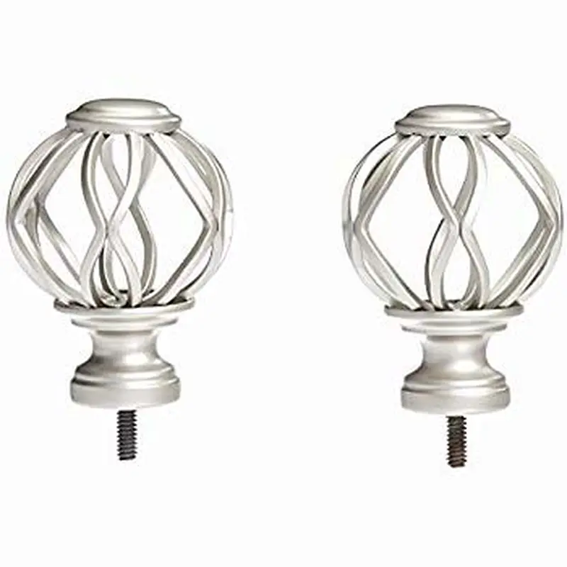 Home Finial Adjustable Modern Curtain Rod