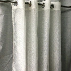 2020 good price sheer  geometric patterns  window decorative sheer curtain