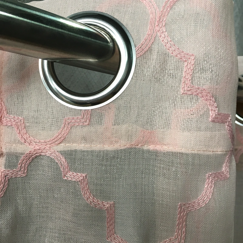 custom polyester floral embroidery wholesale  ready-made exotic curtains for living room