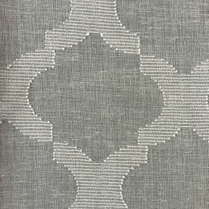 well designed fashion white flax curtain  sheer flower patten curtains from china