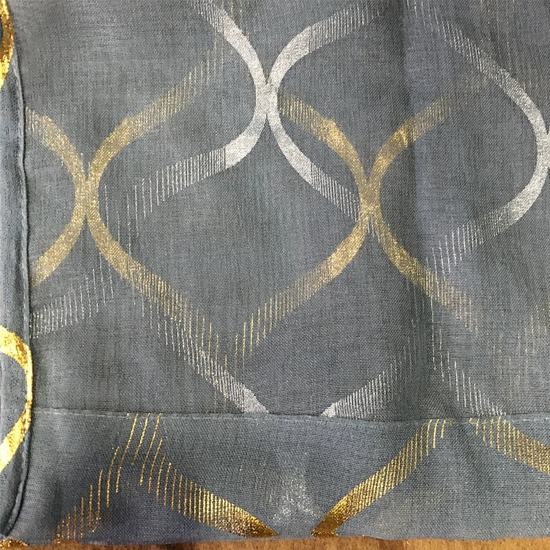 Reliable and cheap pastoral style sheer curtain for living room and bedroom